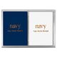 Big Word Navy Double Deck Playing Cards Image 2 of 2